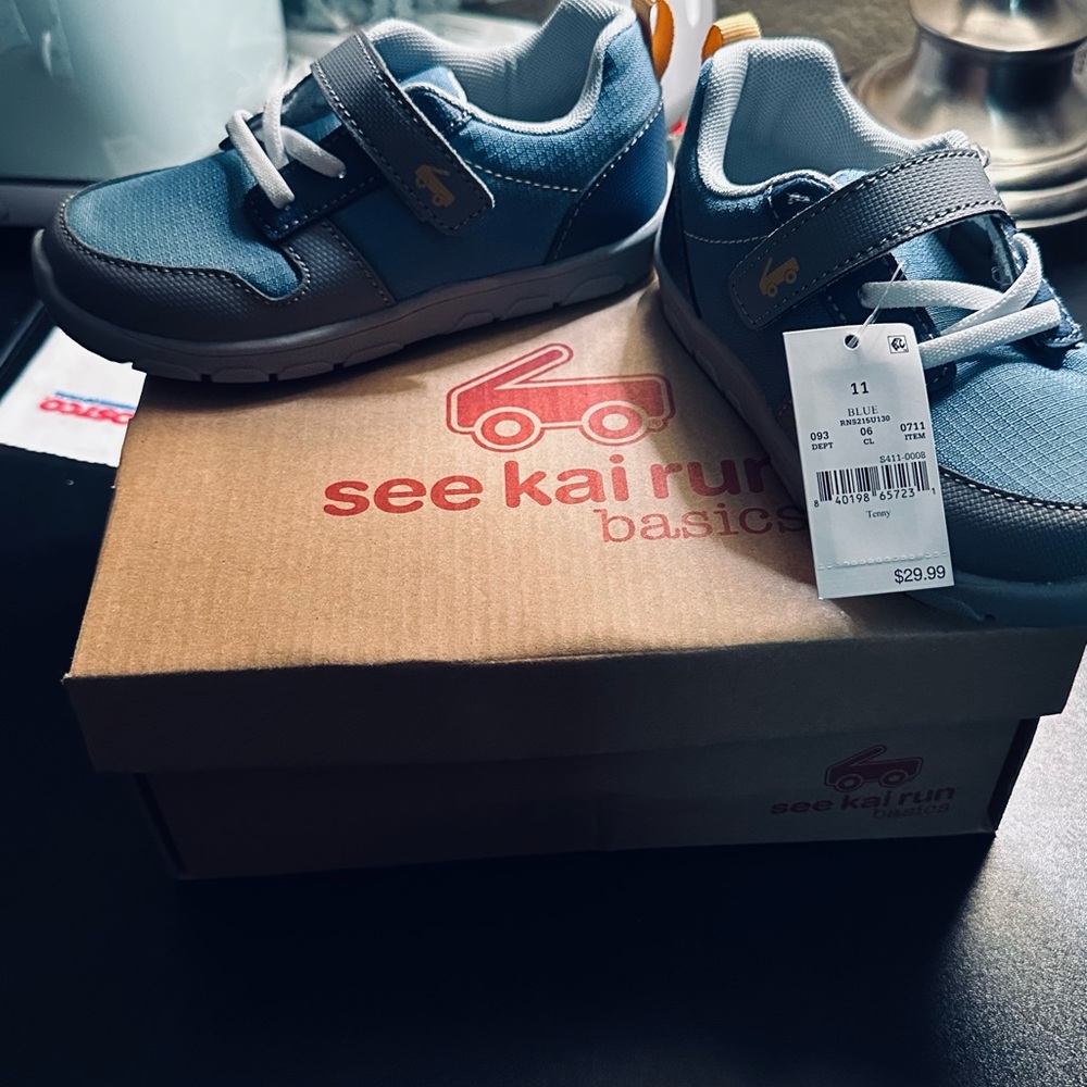 See Kai Run Blue Sneakers for Everyday Comfort